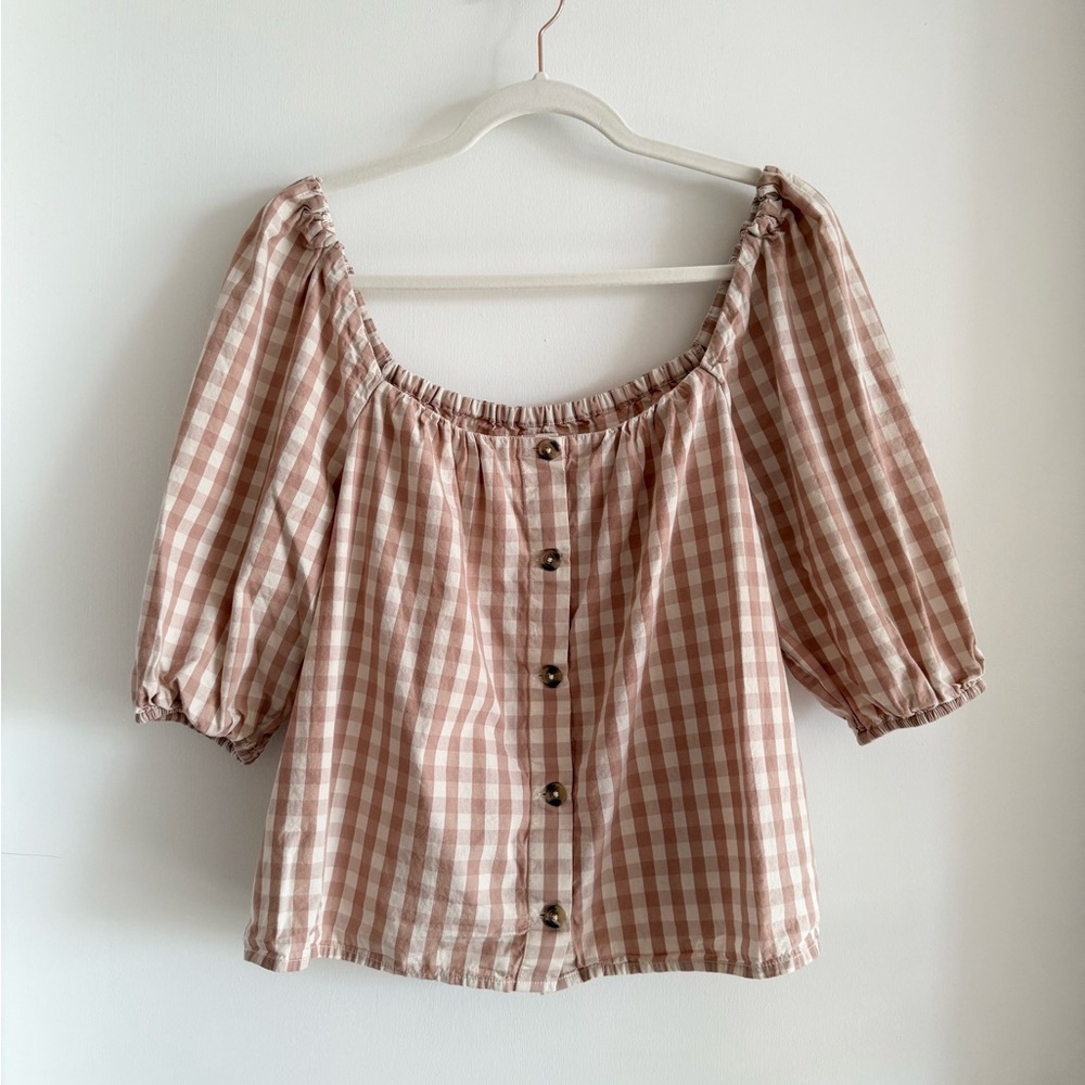 Faherty Cali Top in Charleston Gingham - Picture 1 of 4